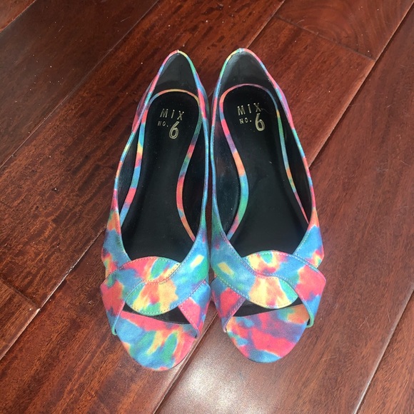 BRAND NEW Multicolored Mix No. 6 Babro Flats - 8.5 - Picture 2 of 4